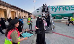 Riyad’dan Rize’ye gerçekleşen ilk uçuş için karşılama töreni düzenlendi