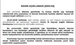 Artvin’de şap hastalığına karşı hayvan hareketleri 30 gün yasaklandı