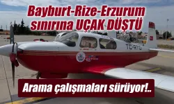 Bayburt-Rize-Erzurum sınırına UÇAK DÜŞTÜ
