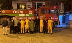Bursa’daki orman yangını söndürme çalışmalarına Artvin’den destek