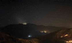 Erzurum-Artvin sınırında gizemli ışık