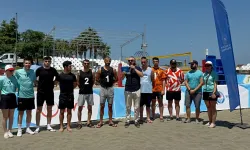 Trabzon'da plaj voleybolu heyecanı başladı