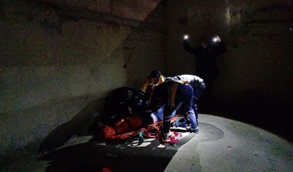 Balkondan düşen şahıs ağır yaralandı