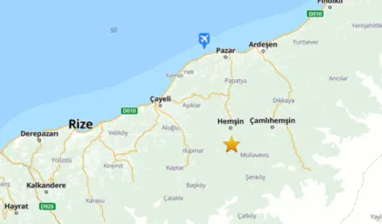 SON DAKİKA: Rize'de 4.7 Büyüklüğünde deprem meydana geldi