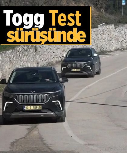 Togg Bursa yollarında test sürüşüne çıktı