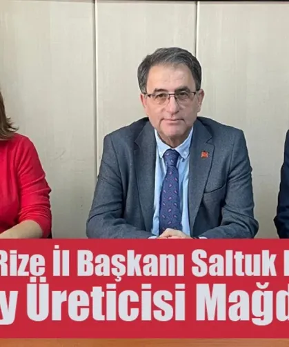 CHP Rize İl Başkanı Deniz 'AKP'nin 22 Yıllık İktidarı Ülkeyi Duvara Toslattı'