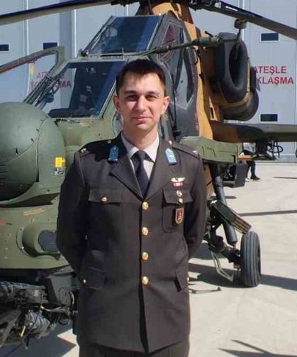 Isparta’daki helikopter kazasında bir şehit acısı da Rize Çayeli’ne düştü