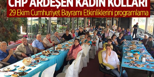 CHP Ardeşen Kadın Kolları Kahvaltı Programında Biraraya geldi