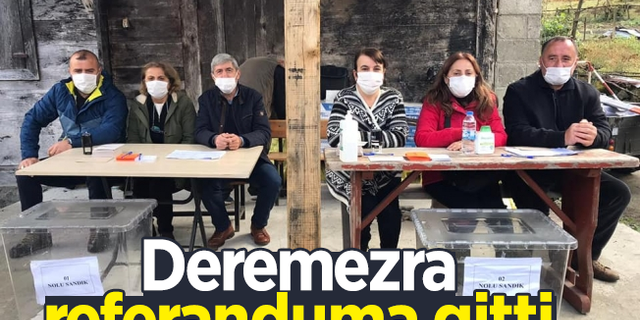 Deremezra referanduma gitti