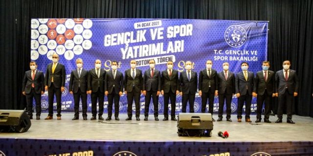 Gençlik ve Spor Bakanı Kasapoğlu, "Gençlik ve Spor Yatırımları Protokol Töreni"nde konuştu: