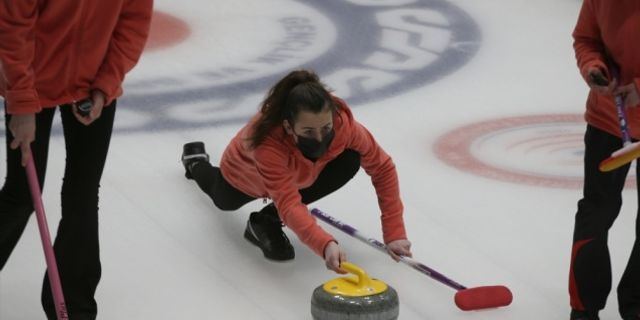 Erzurum'da Türkiye Curling Ligleri Final Müsabakaları