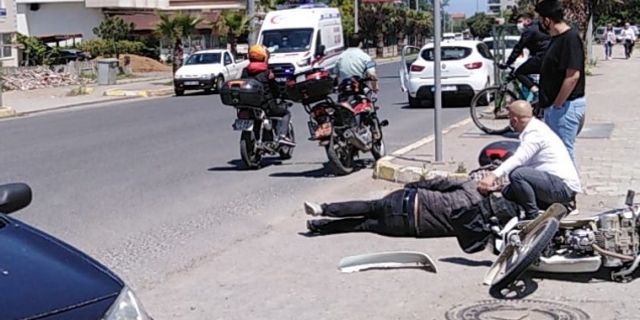 Ordu'da otomobil ile motosiklet çarpıştı: 1 yaralı