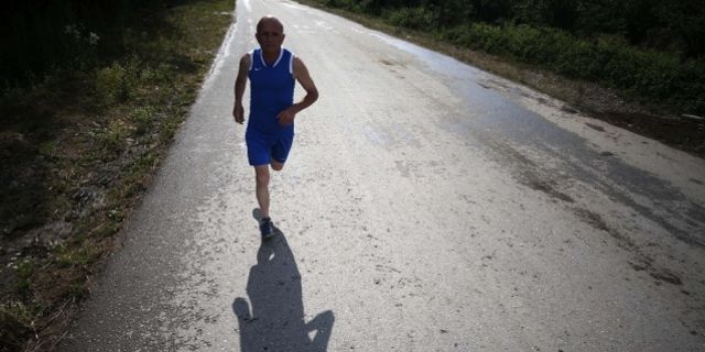 "Atlet Cemal" 15 yıldır işine koşarak gidip geliyor