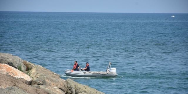 Samsun'da "boğulma" ihbarı yapılan kişi zıpkınla balık avlarken denizden çıktı