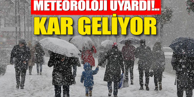 Meteoroloji’den Orta ve Doğu Karadeniz’e Yoğun Kar Uyarısı