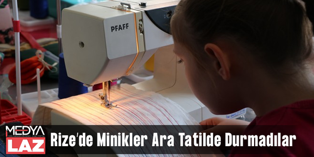 Ara Tatil Demediler, Dikiş Kursuna Katıldılar
