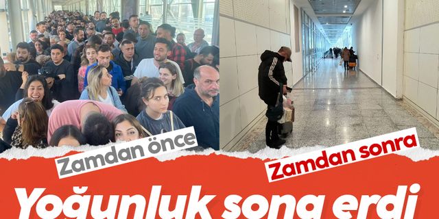 Gelen zammın ardından Sarp Sınır Kapısı'ndaki yoğunluk sona erdi
