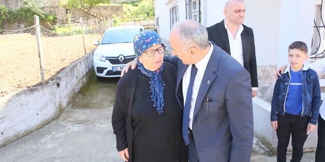 AK Parti Rize Milletvekili Adayları Mertoğlu ve Katmer’den Şehit Ailelerine Bayram Ziyareti
