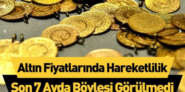Altın Son 7 ayın dip seviyesine geriledi