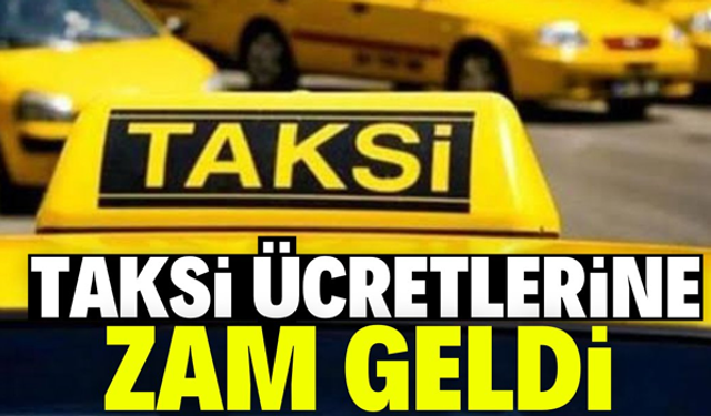 Rize'de Taksi Ücretlerine Zam Geldi