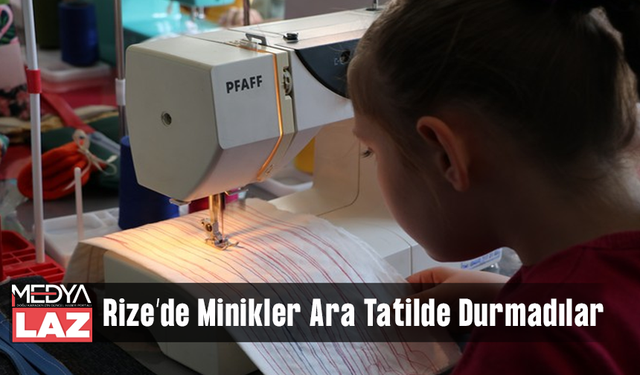 Ara Tatil Demediler, Dikiş Kursuna Katıldılar