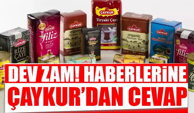 ÇAYKUR'dan 'çaya dev zam' haberlerine yalanlama