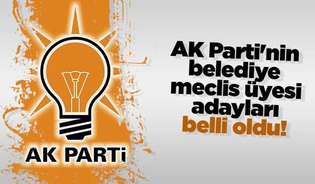 AK Parti Ardeşen İl Genel ve Belediye Meclis üyelerini açıkladı
