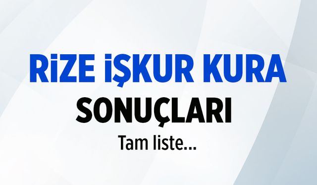 Milli Eğitim İŞKUR TYP Kura sonuçları