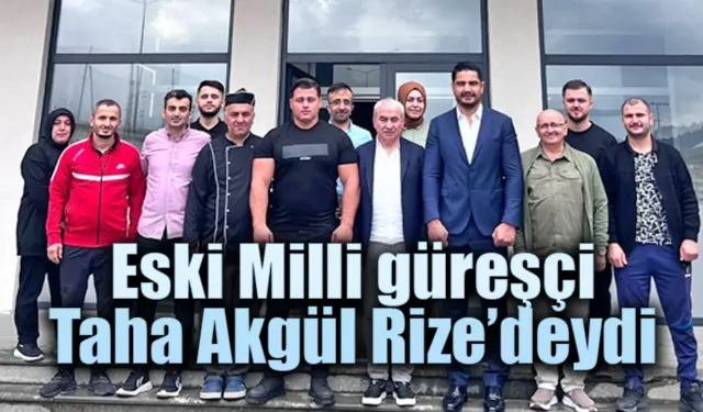 Türkiye Güreş Federasyonu Başkanlığına Aday Olan Taha Akgül Rize’de