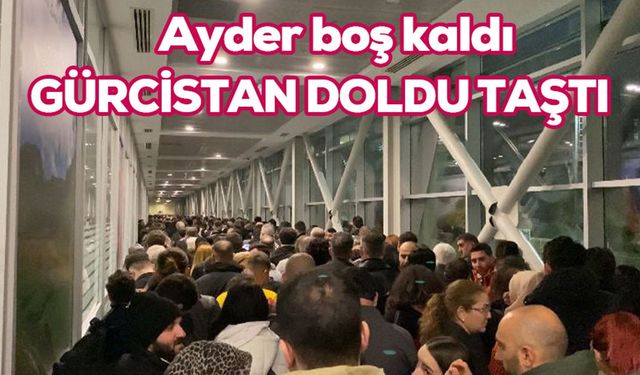 Yılbaşında Ayder boş kaldı Gürcistan doldu taştı