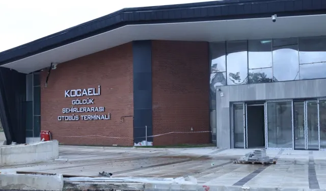 Kocaeli Gölcük’ün yeni terminaline son dokunuşlar