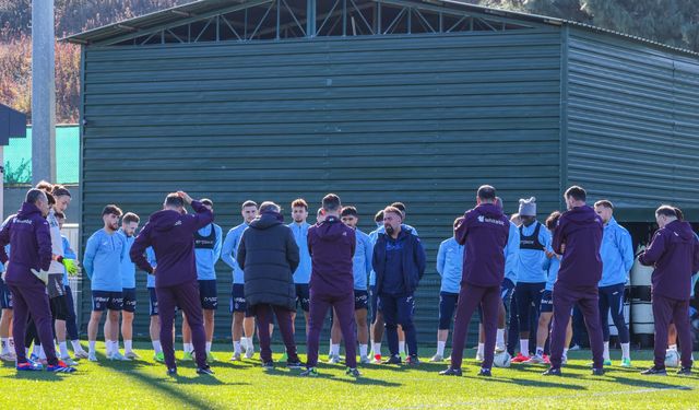 Trabzonspor'da Kasımpaşa hazırlıkları sürdü