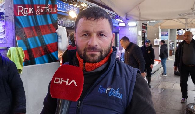 Trabzon'da balık tezgahlarında çeşit bolluğu