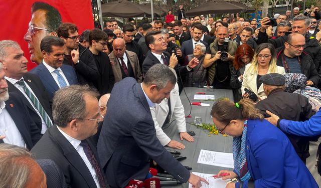 Özgür Özel, İmamoğlu için imza kampanyasını Trabzon'dan başlattı (2)