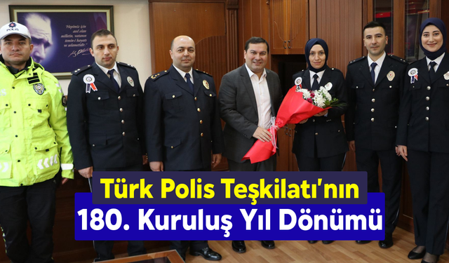Ardeşen Türk Polis Teşkilatı'nın 180. Kuruluş Yıl Dönümü Kutlandı