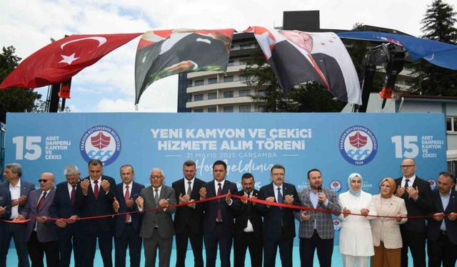 Trabzon Büyükşehir araç filosunu güçlendiriyor