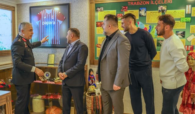 Trabzonspor’dan Jandarma Teşkilatı’na anlamlı ziyaret