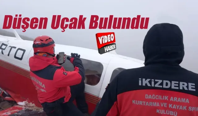 Düşen jet uçağının enkazı Rize-Bayburt sınırında JAK timi tarafından bulundu