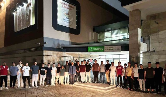 Muşlu gençler Rize Fındıklı Kampı’na uğurlandı