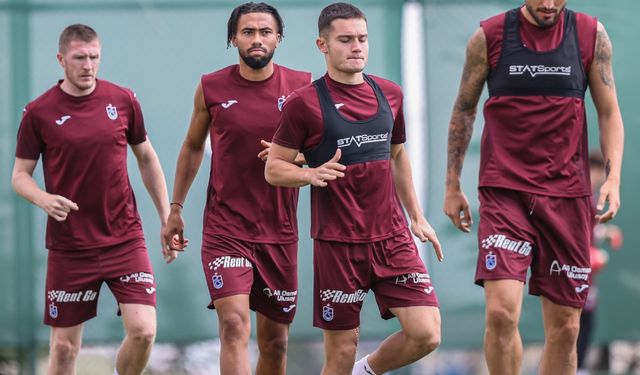 Trabzonspor günün ilk çalışmasını gerçekleştirdi