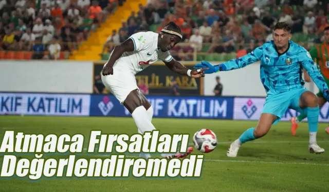 Çaykur Rizespor sezonun ilk puanını deplasmandan