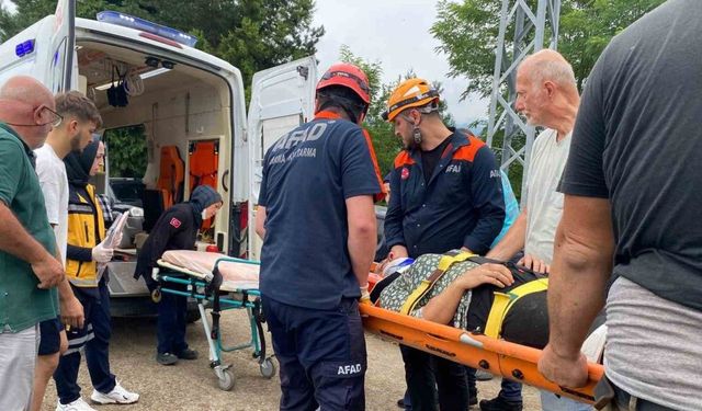Rize’de ilkel teleferik kazası: 1 yaralı