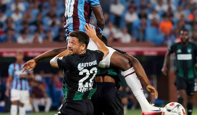Trendyol Süper Lig: Trabzonspor: 1- Kocaelispor: 0 (Maç sonucu)