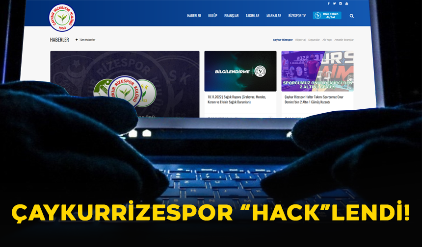 Çaykur Rizespor’a Siber Saldırı!