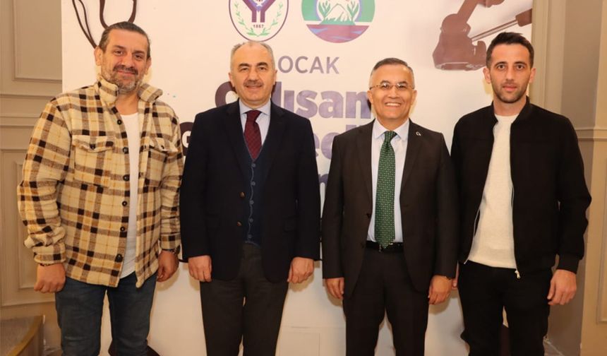 Rize Valisi Çeber ve Başkan Metin, Basın Mensupları ile Bir Araya Geldi