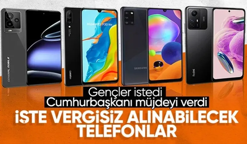 Cumhurbaşkanı Erdoğan açıkladı: Vergisiz alınabilecek akıllı telefon ve bilgisayarlar