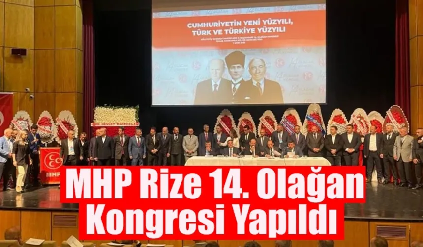 MHP Rize İl Başkanı İhsan Alkan güven tazeledi