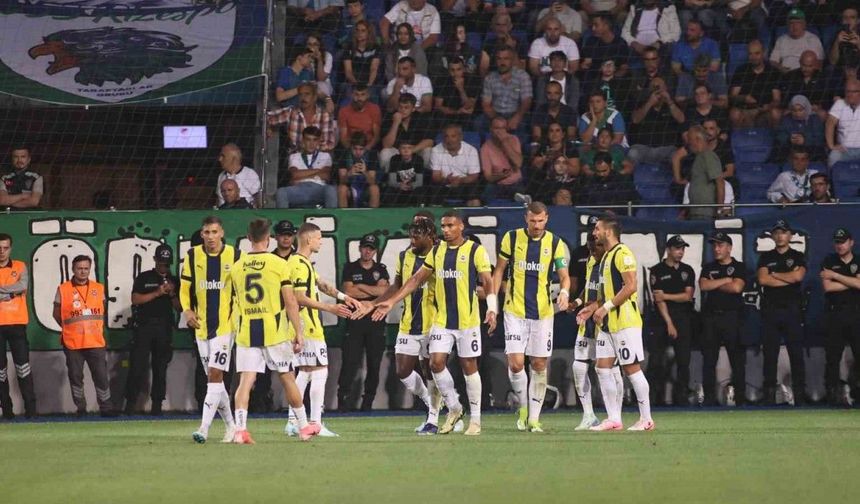 Fenerbahçe, Rizespor’a karşı galibiyet serisini 11 maça çıkardı