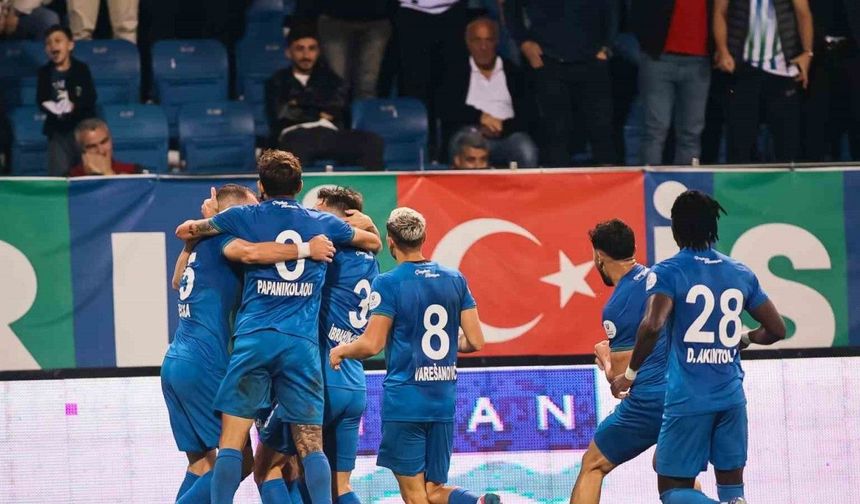 Çaykur Rizespor, 5 hafta sonra gol sevinci yaşadı