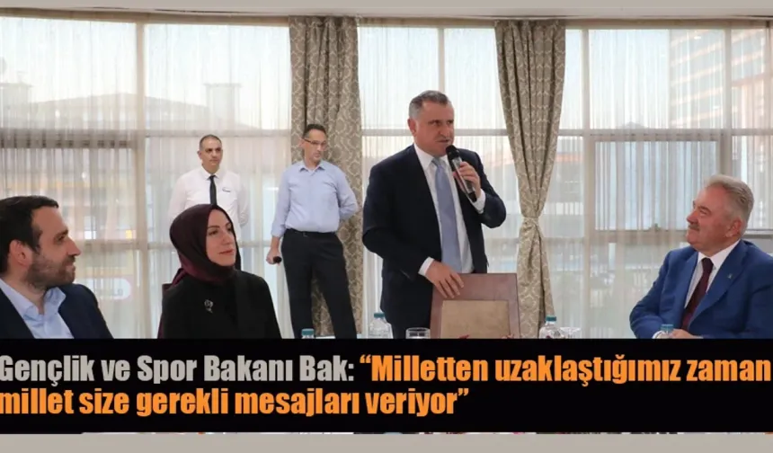 Gençlik ve Spor Bakanı Bak “Rize Yeniden Rekorlar Kıracaktır”